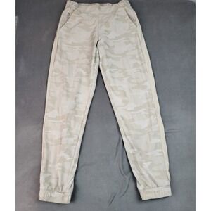 Athleta Brooklyn Camo Jogger Womens 4‎ Brown Lightweight Stretch Athleisure Gym